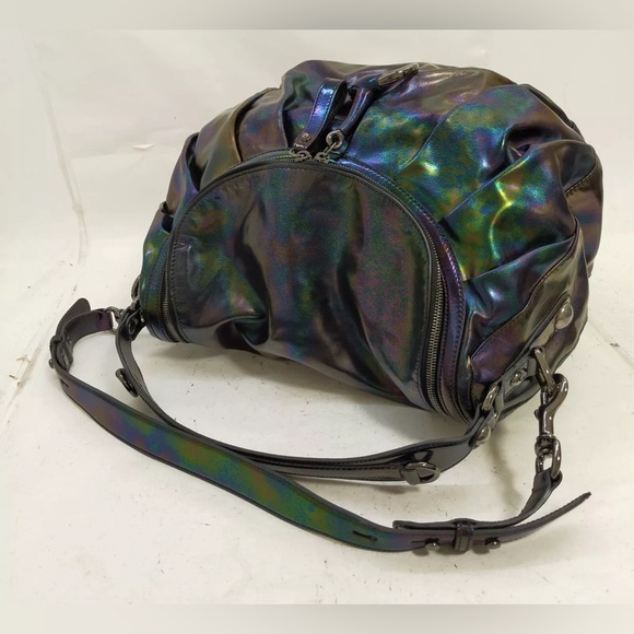 💰BUY-IN💰Gucci Iridescent Patent Leather Icon Bit Shoulder Bag - Picture 4 of 9